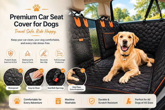 Dog Waterproof Car Back Seat Cover